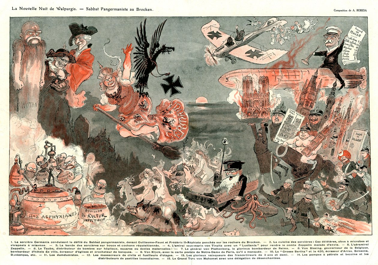 La nouvelle nuit de Walpurgis : Sabbat germanique sur le Brocken - Albert Robida
