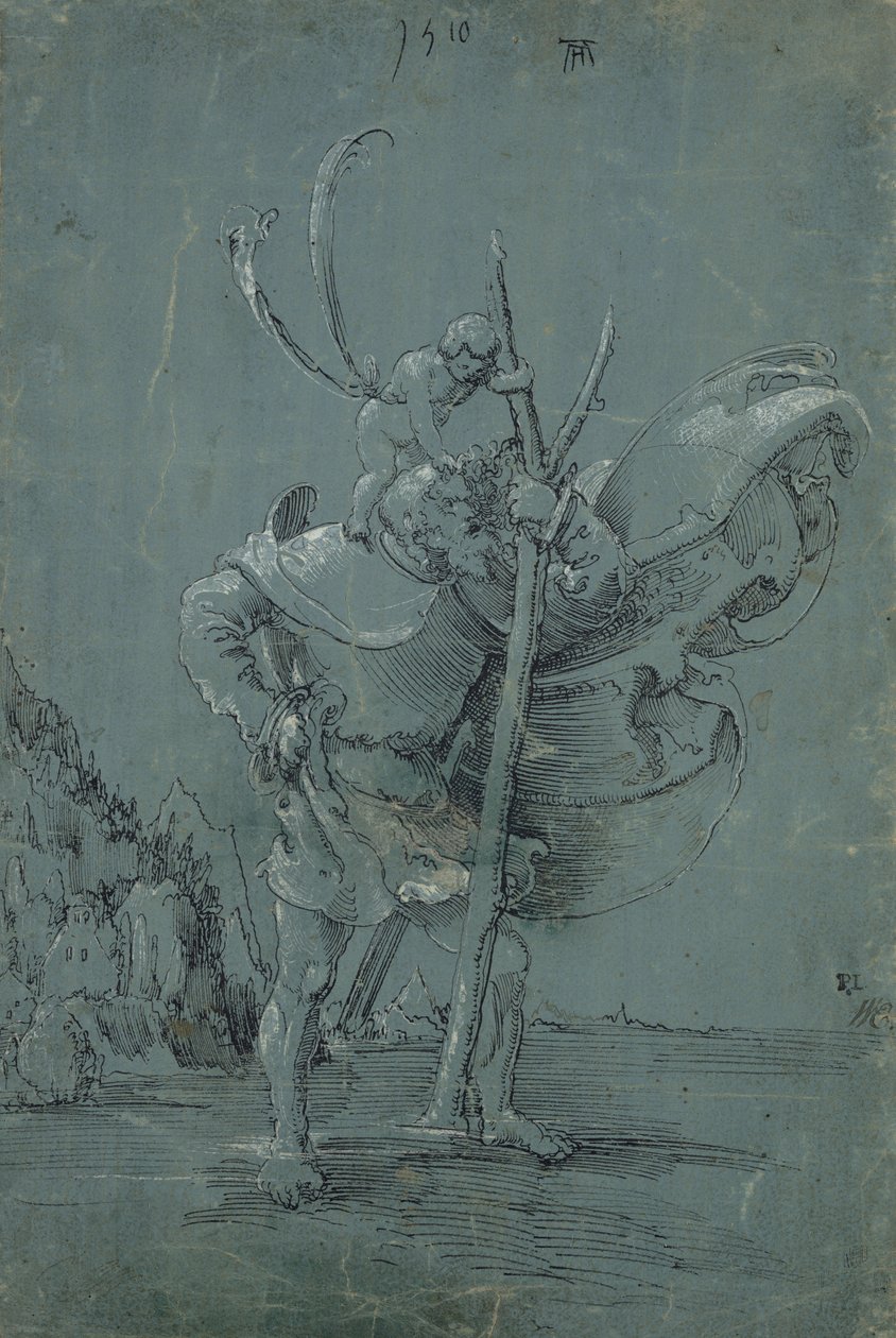 Saint Christophe, 1510 - Albrecht Altdorfer