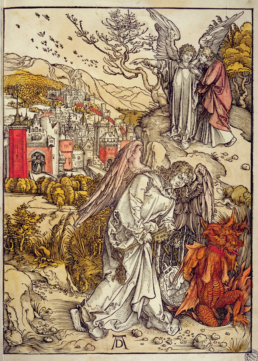 Ange avec la clé de l
