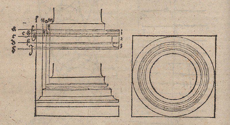 Base de la colonne torsadée - Albrecht Dürer