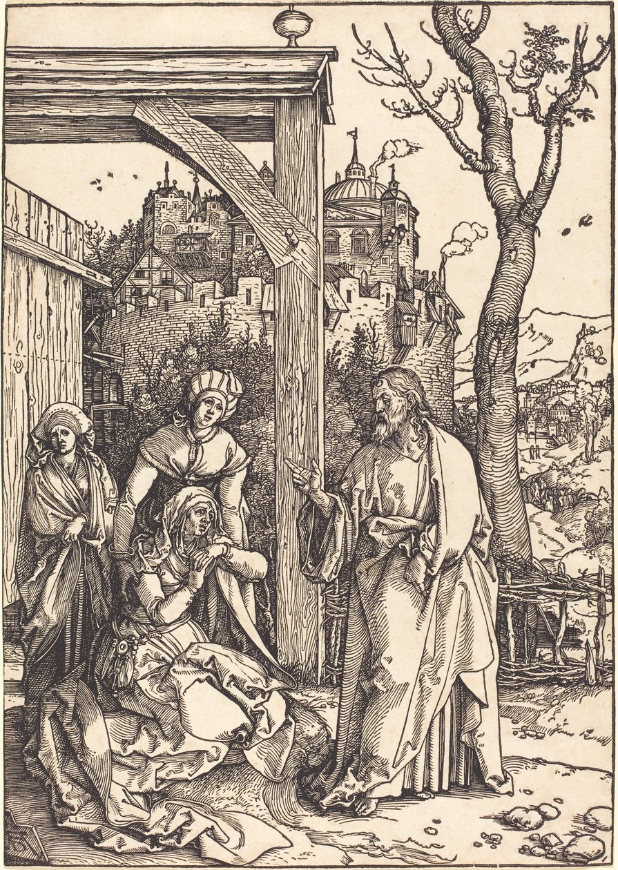 Le Christ prenant congé de sa mère - Albrecht Dürer