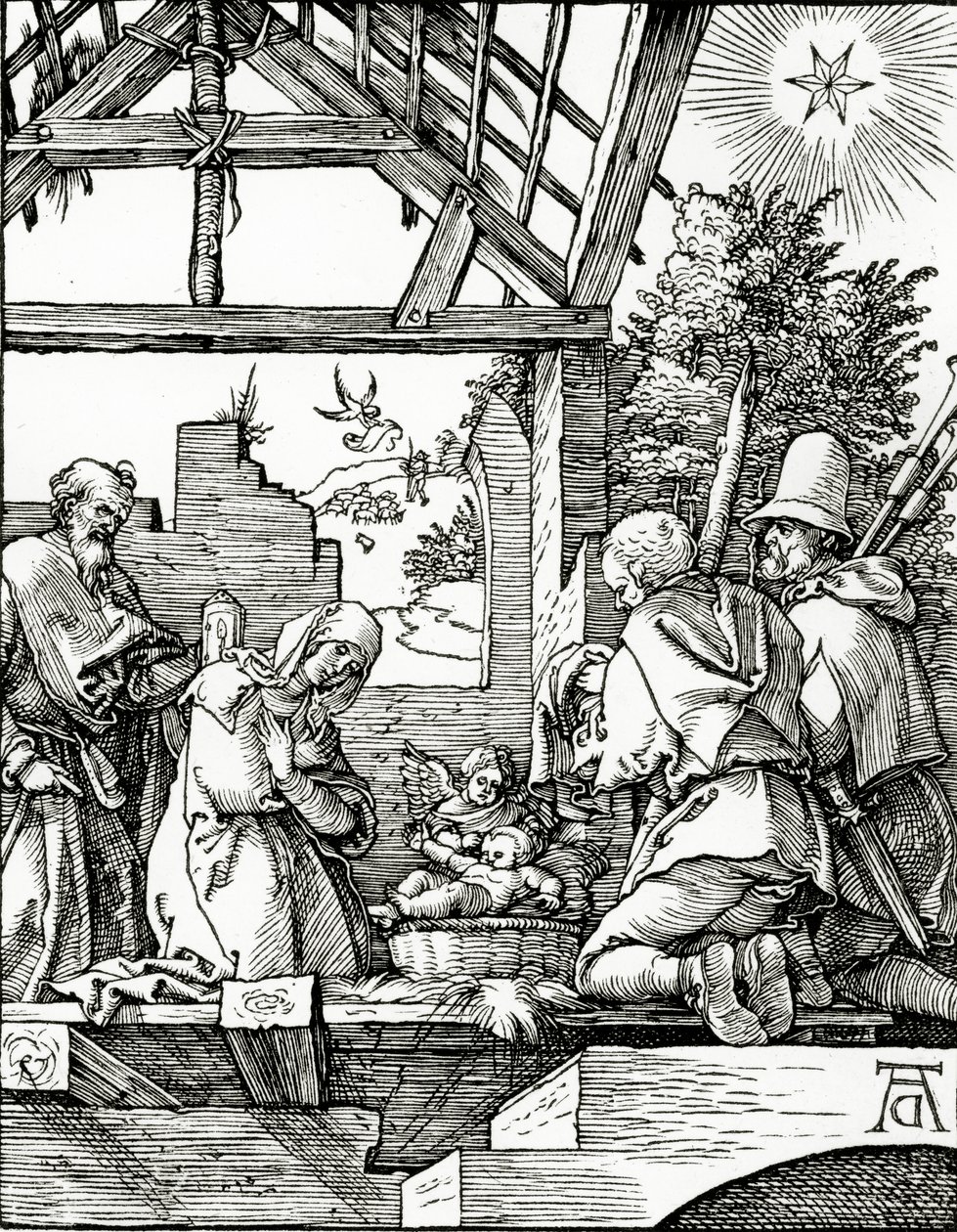 Nativité, de la Petite Passion, 1510 - Albrecht Dürer