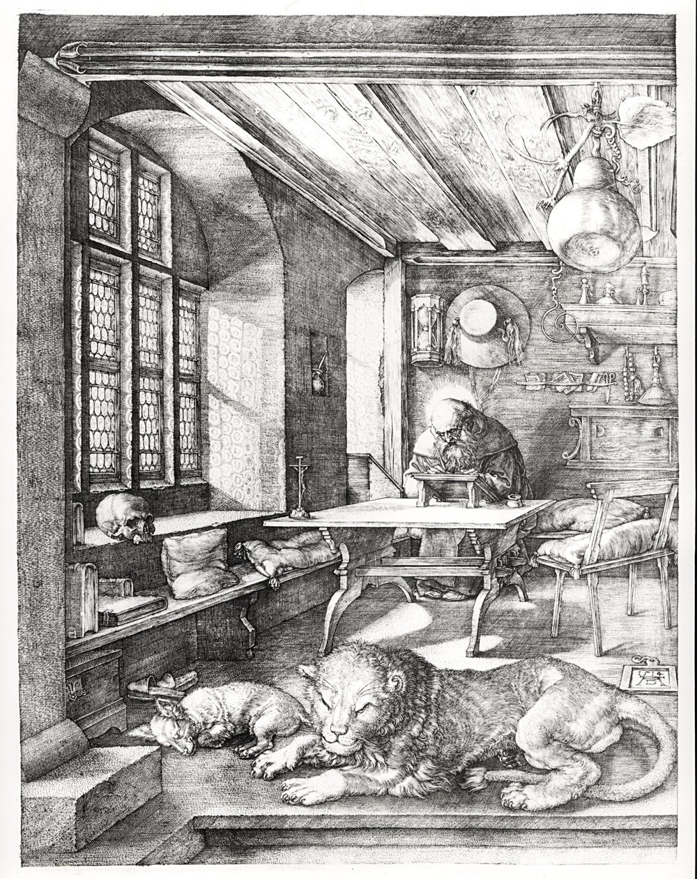 Saint Jérôme dans son étude, 1514 - Albrecht Dürer