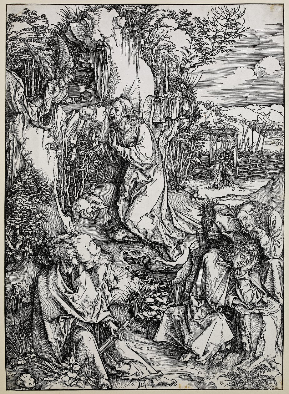 Christ au mont des Oliviers, 149699 - Albrecht Dürer