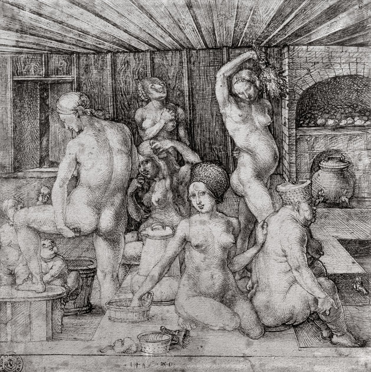 Le bain des femmes, 1496 - Albrecht Dürer