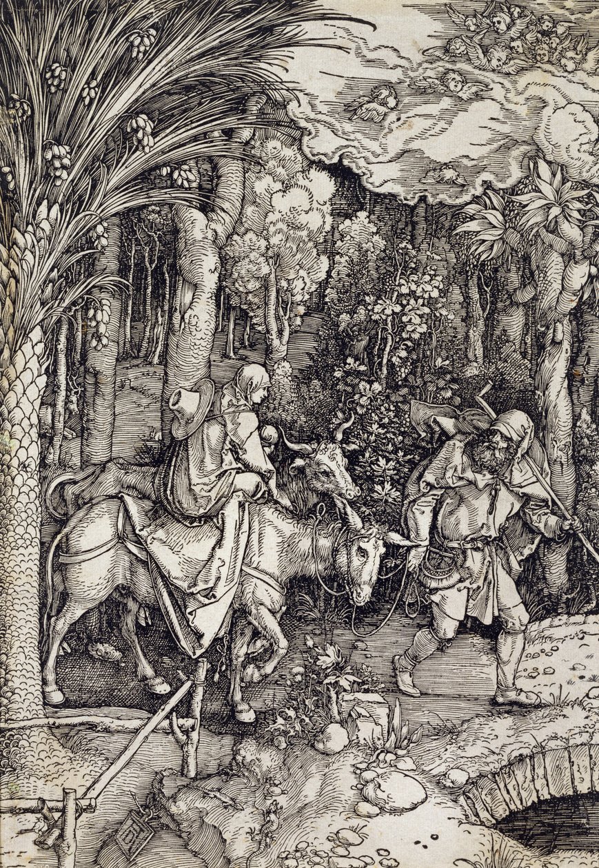La Fuite en Égypte, vers 1500 - Albrecht Dürer
