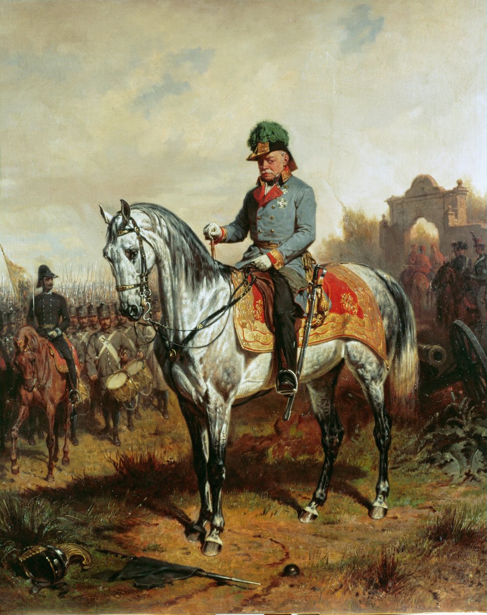 Maréchal Josef Comte Radetzky, commandant en chef pendant les campagnes contre l