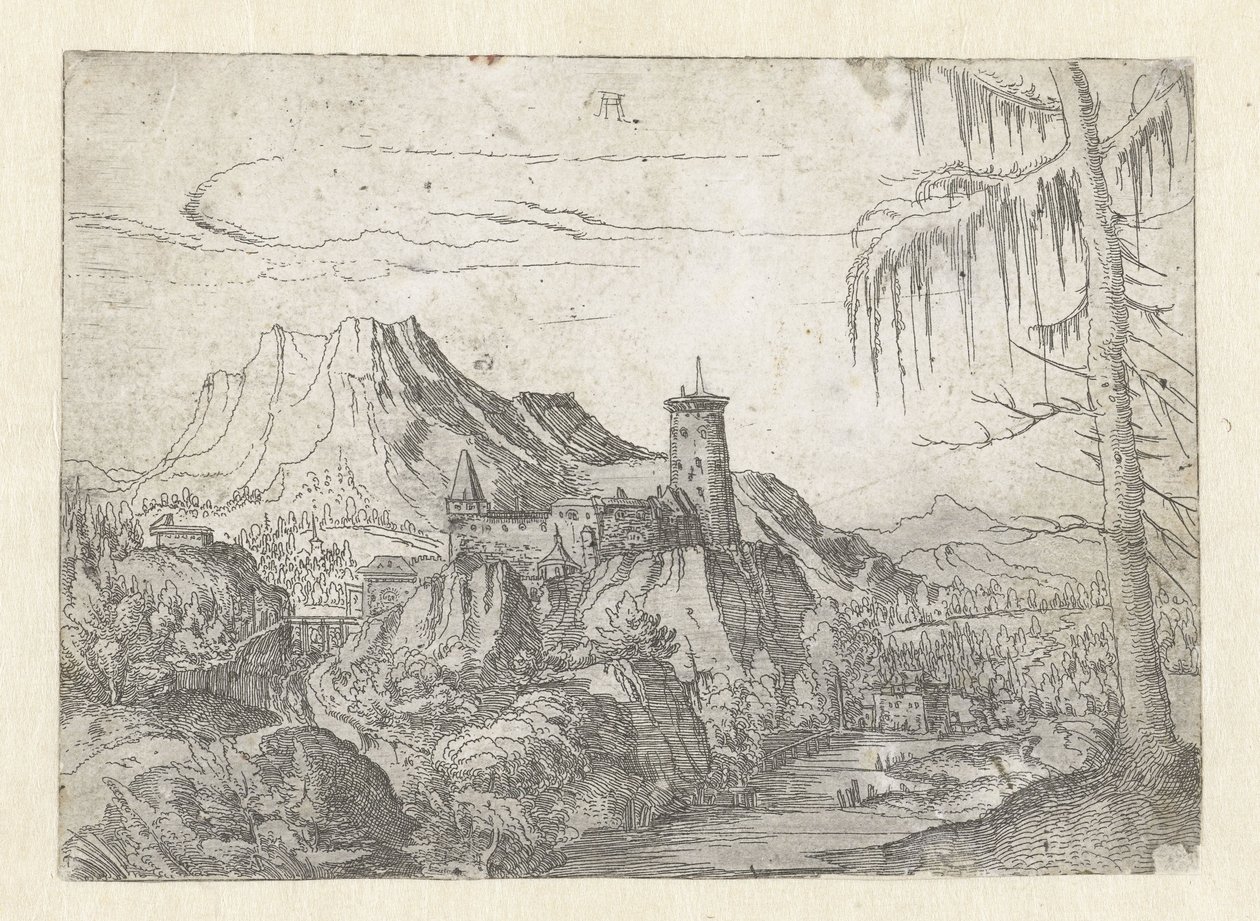 Paysage avec un grand château - Albrecht Altdorfer