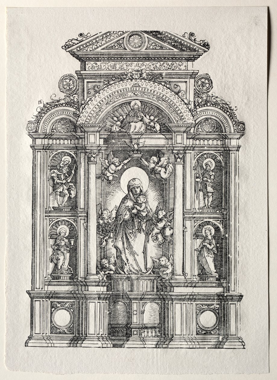 Autel avec la Belle Marie de Ratisbonne - Albrecht Altdorfer