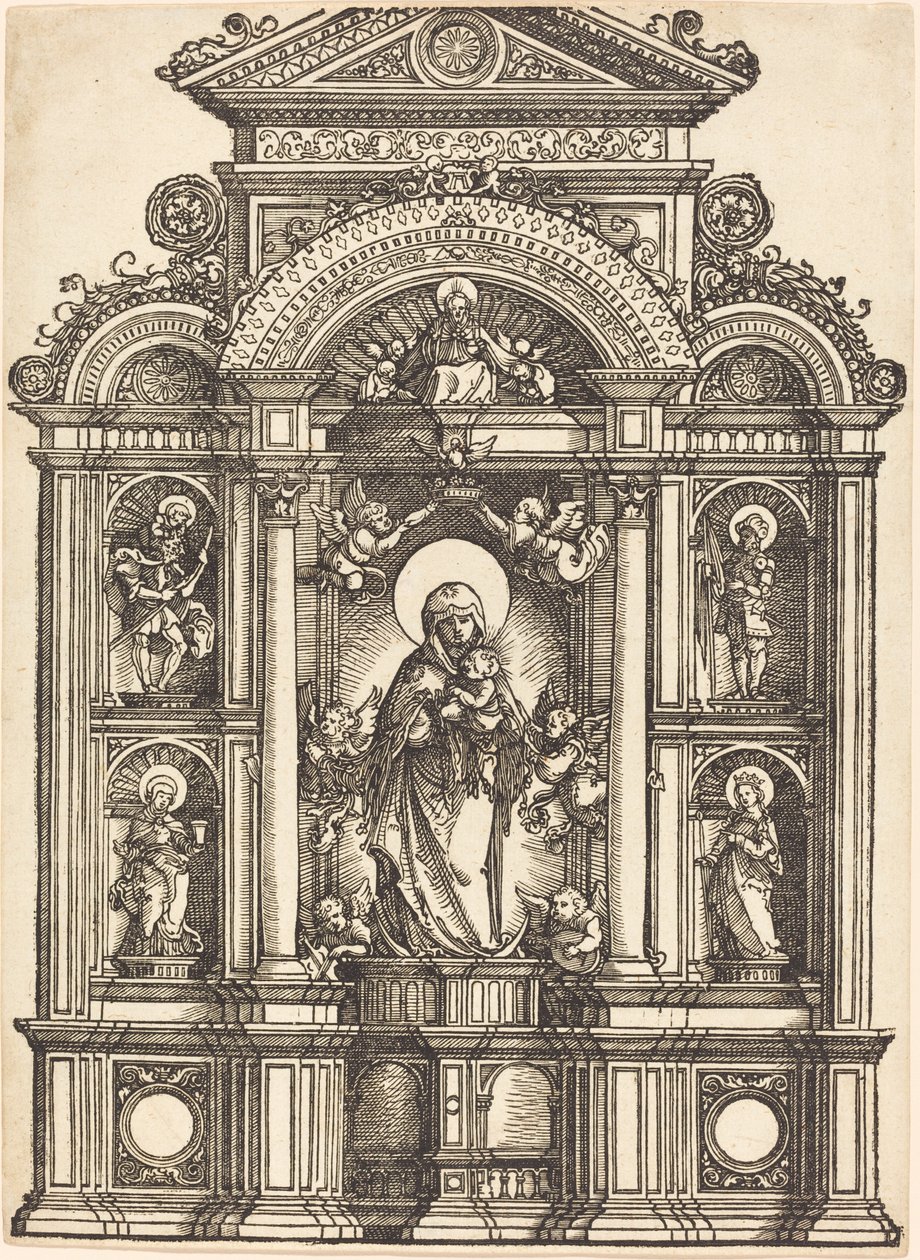 Autel avec la Vierge et l