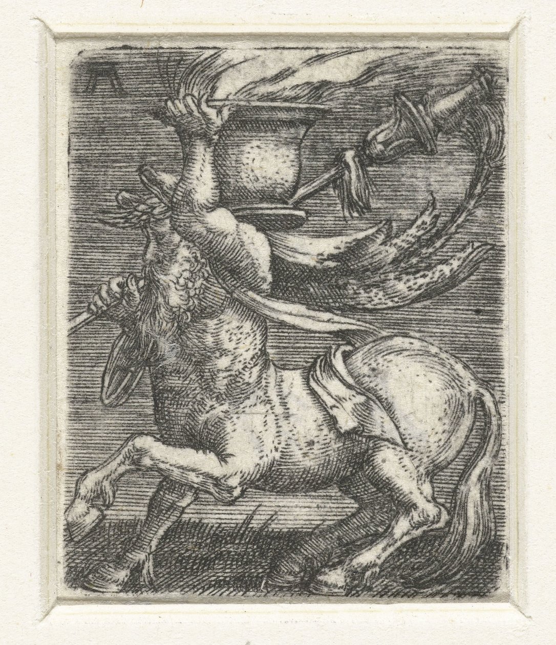 Centaure portant un pot de feu - Albrecht Altdorfer