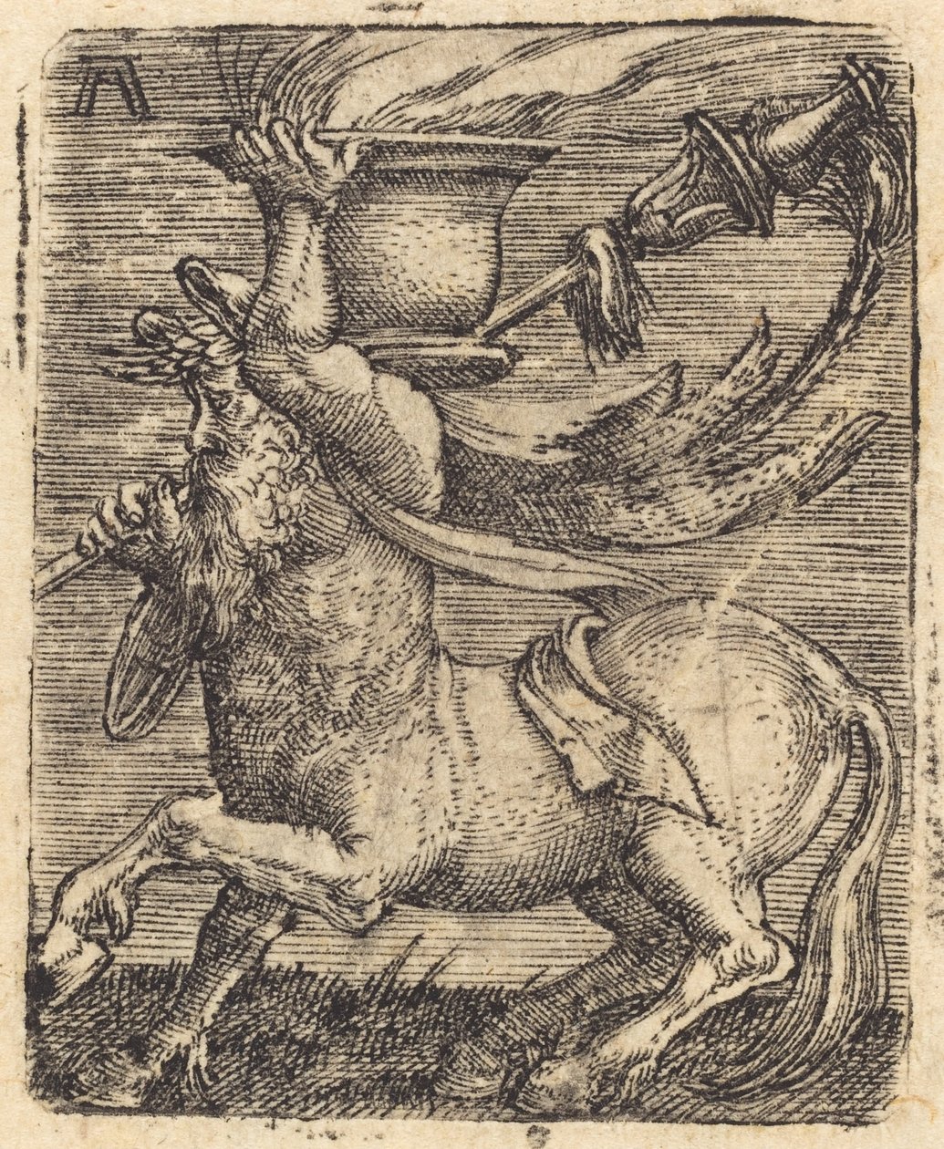 Centaure avec un vase - Albrecht Altdorfer