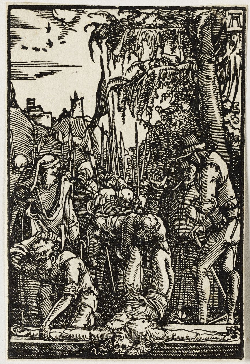 Le Christ cloué sur la croix - Albrecht Altdorfer