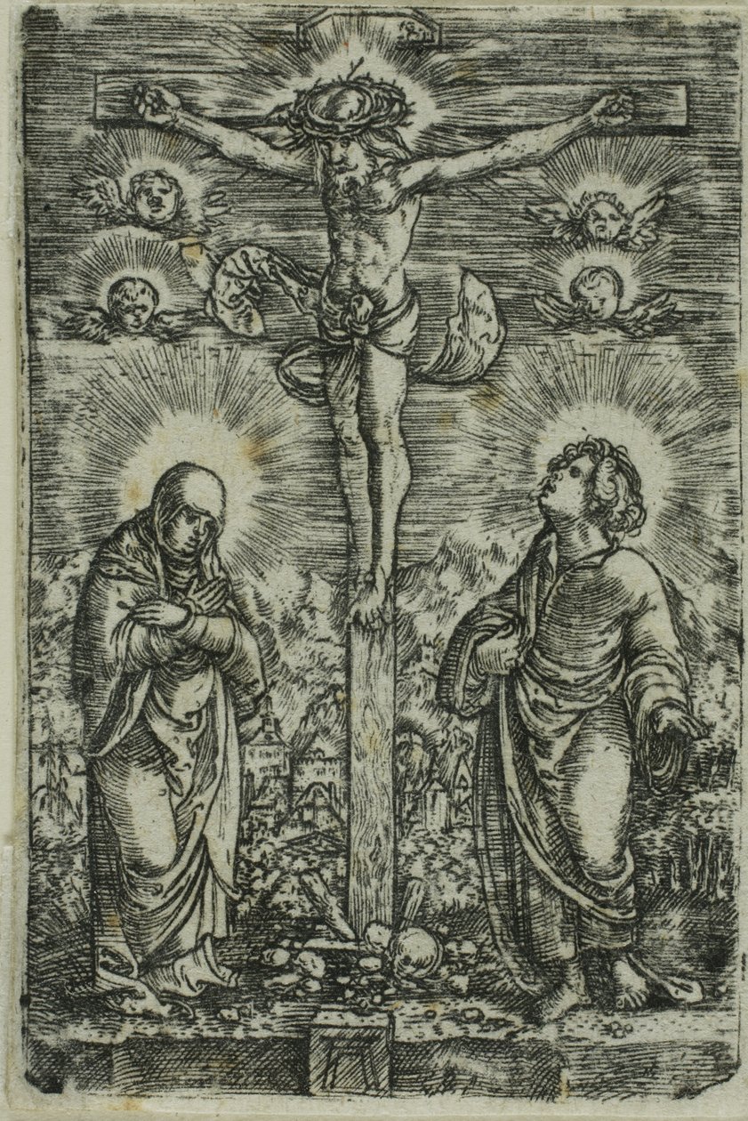 Le Christ en croix (La petite crucifixion) - Albrecht Altdorfer