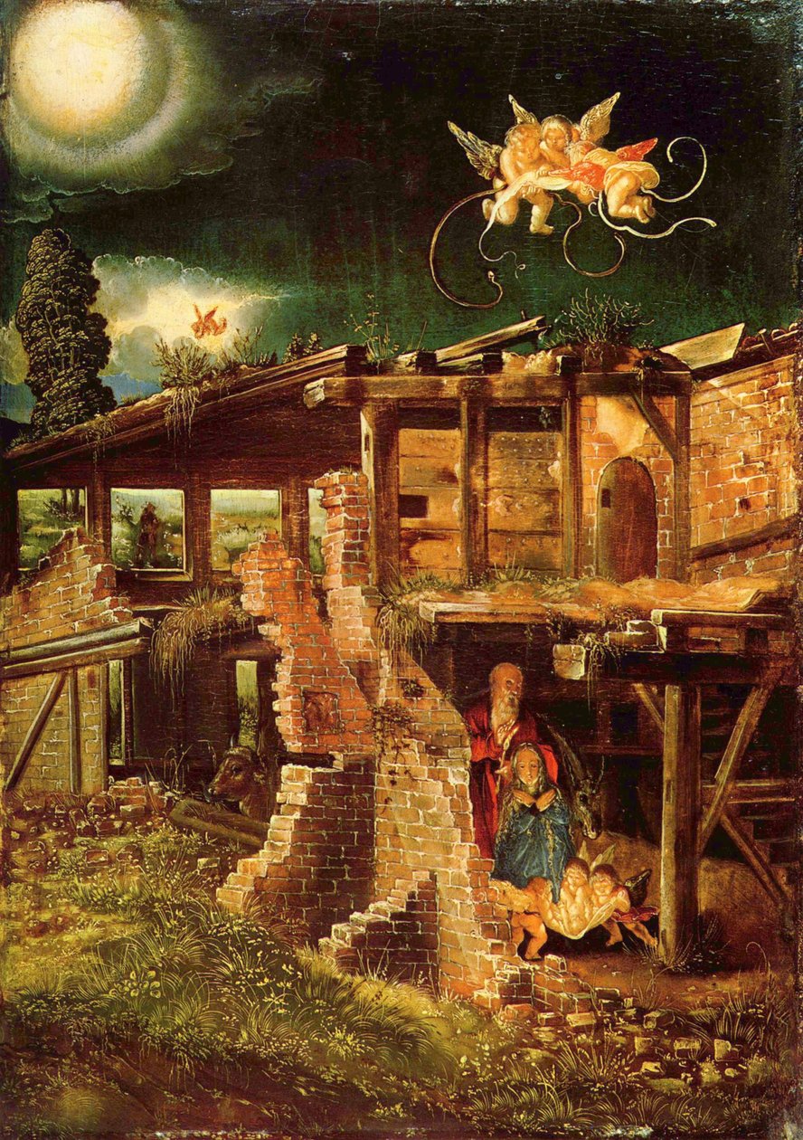 Allemand : Die Geburt Christi La naissance du Christ - Albrecht Altdorfer