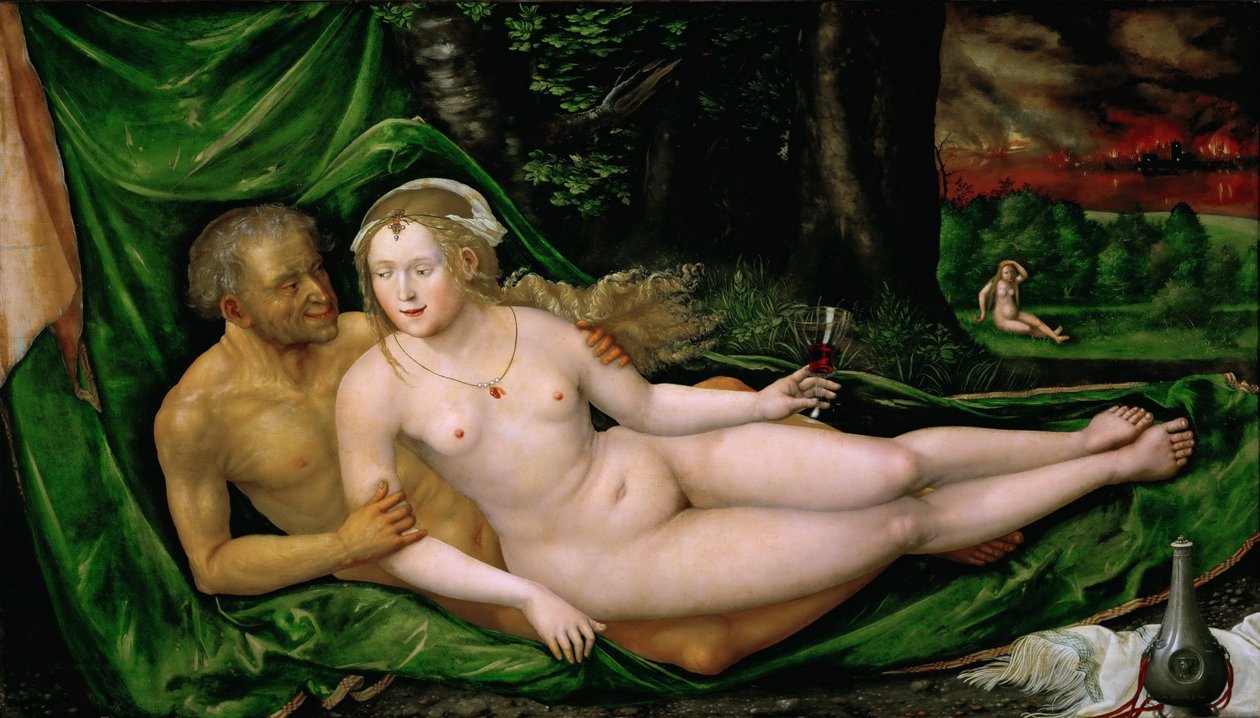 Loth et ses filles, 1537 - Albrecht Altdorfer