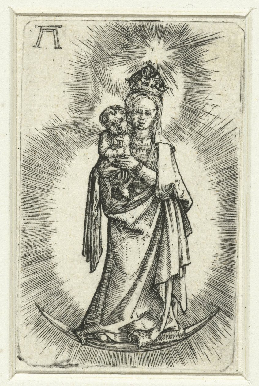 Madone sur le croissant de lune - Albrecht Altdorfer