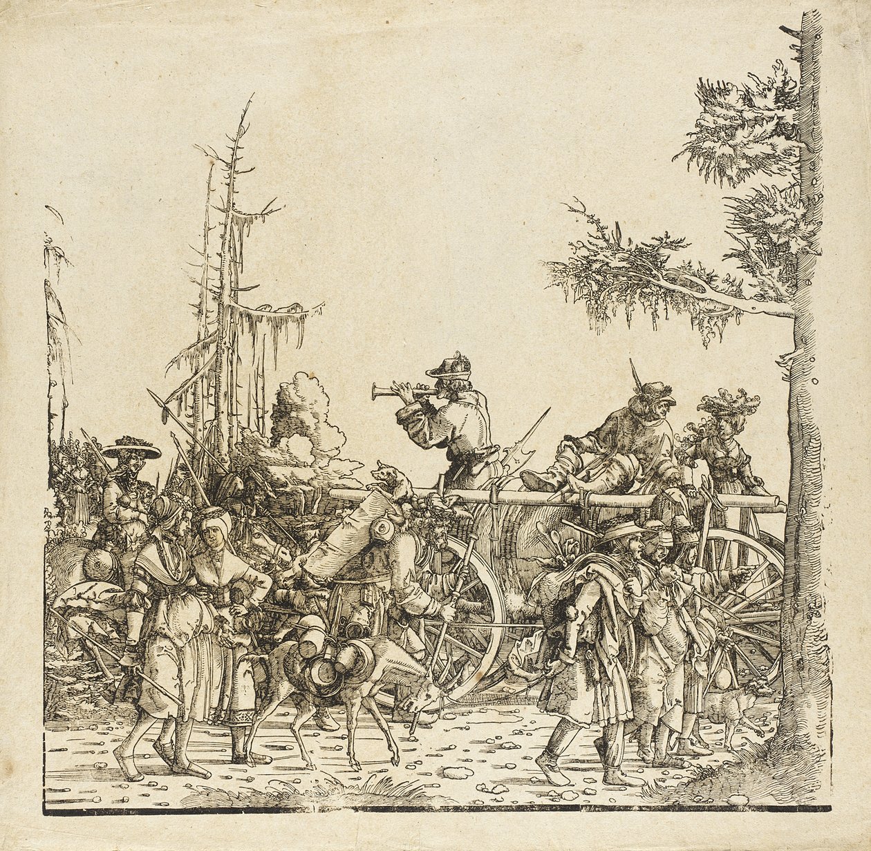 La voiture à bagages - Albrecht Altdorfer