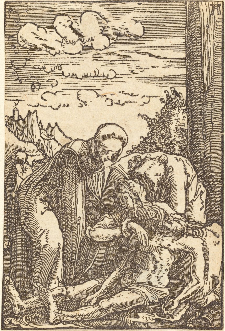 La lamentation du Christ - Albrecht Altdorfer