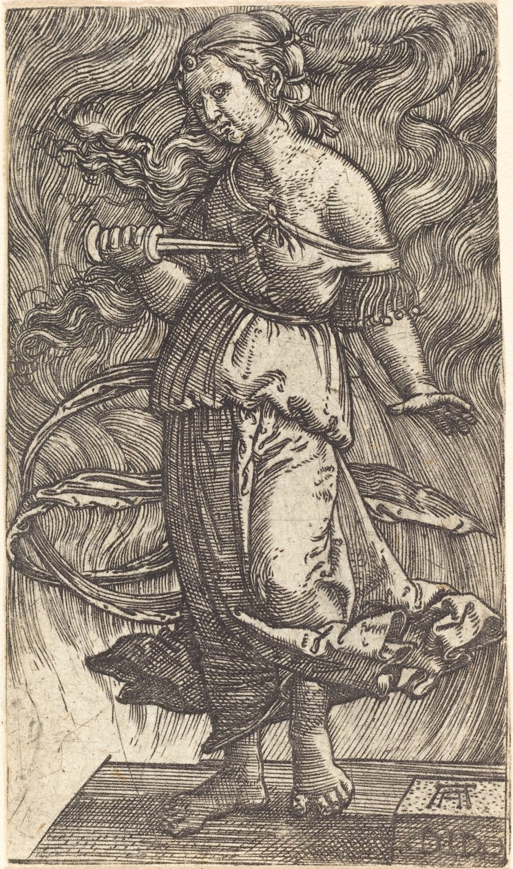 Le suicide de Didon - Albrecht Altdorfer