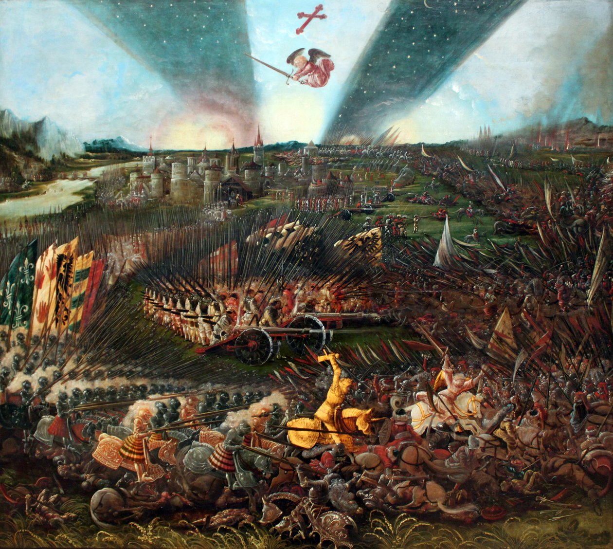 La victoire de Charlemagne sur les Avars près de Ratisbonne - Albrecht Altdorfer