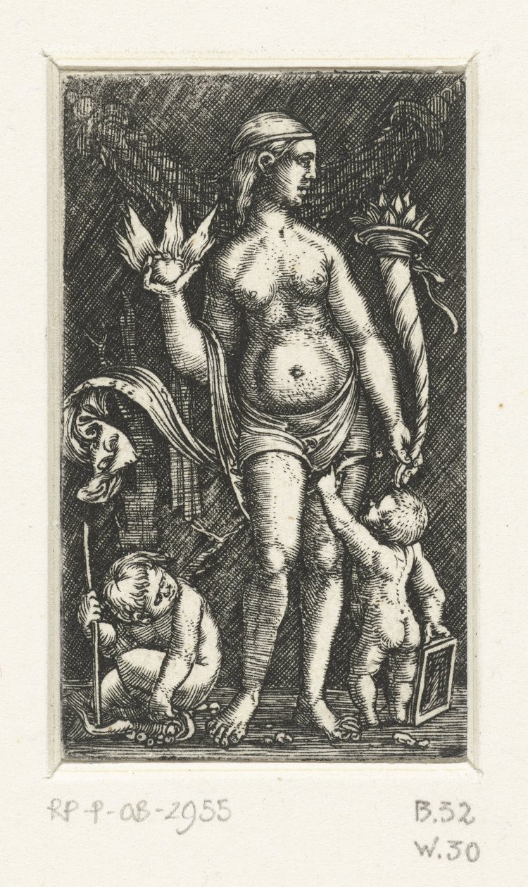 Vénus avec deux putti - Albrecht Altdorfer
