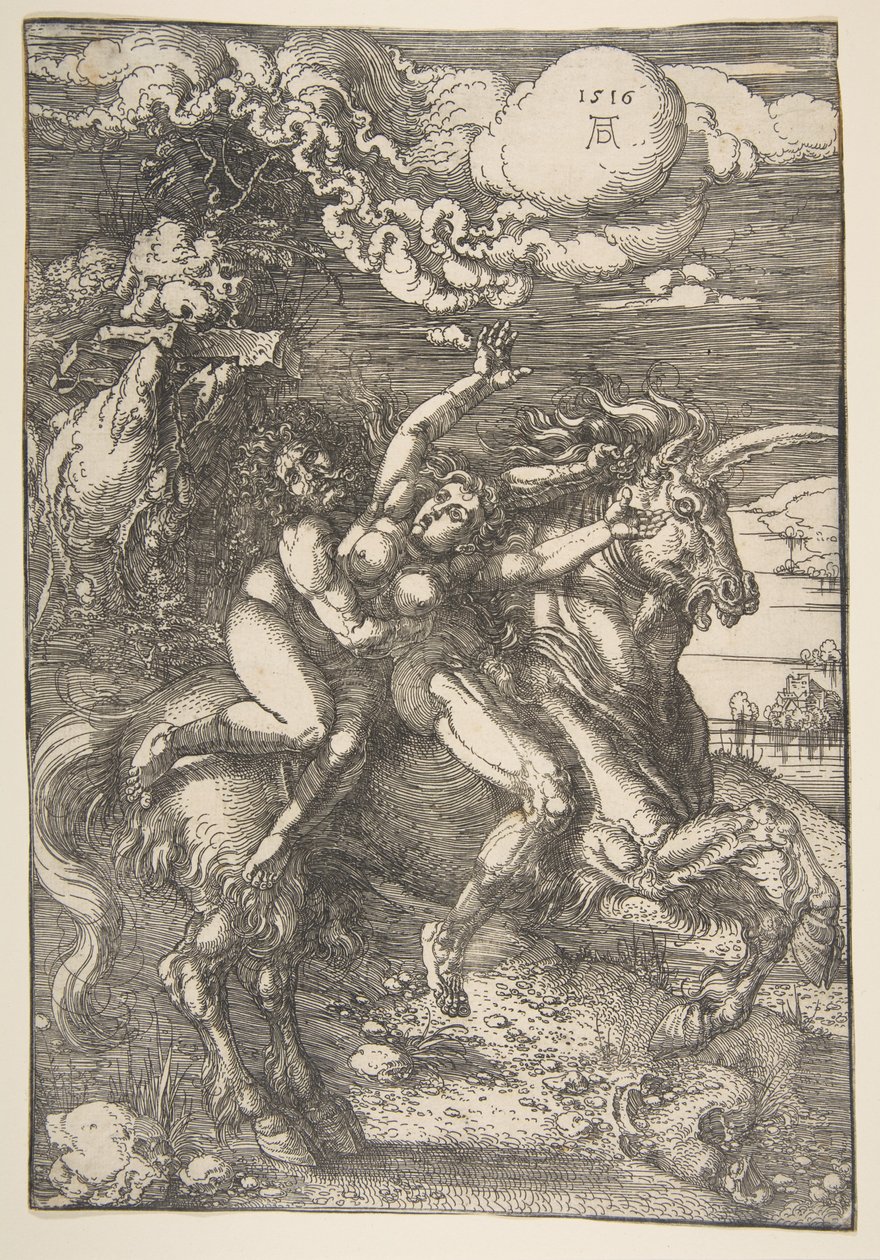 Enlèvement de Proserpine - Albrecht Dürer
