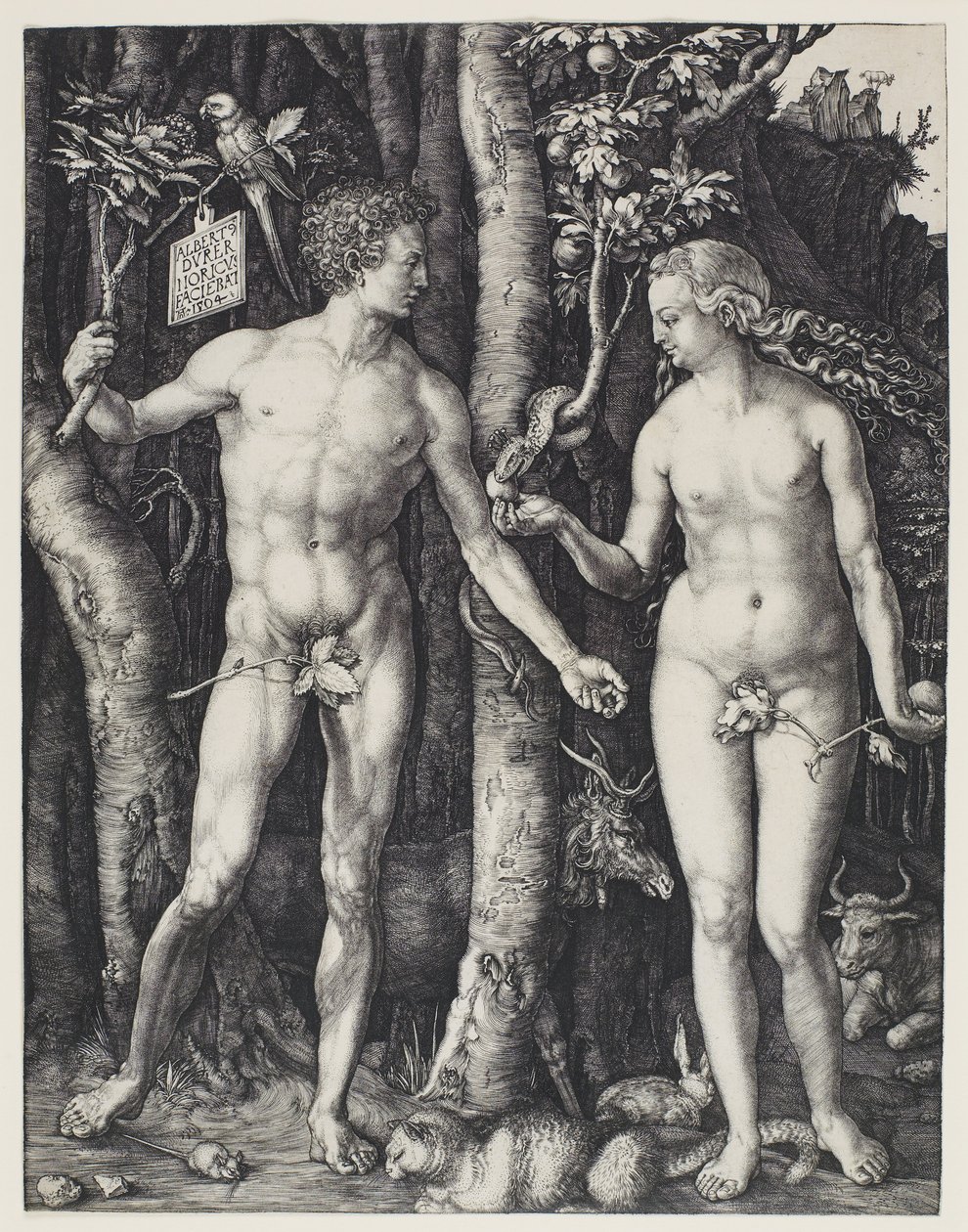 Adam et Eve - Albrecht Dürer