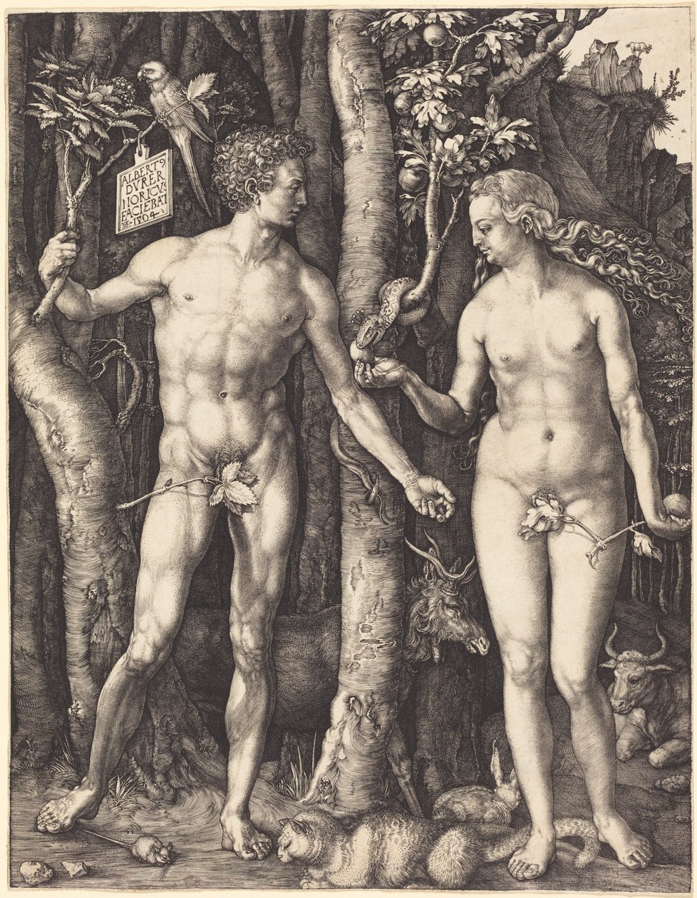 Adam et Ève - Albrecht Dürer