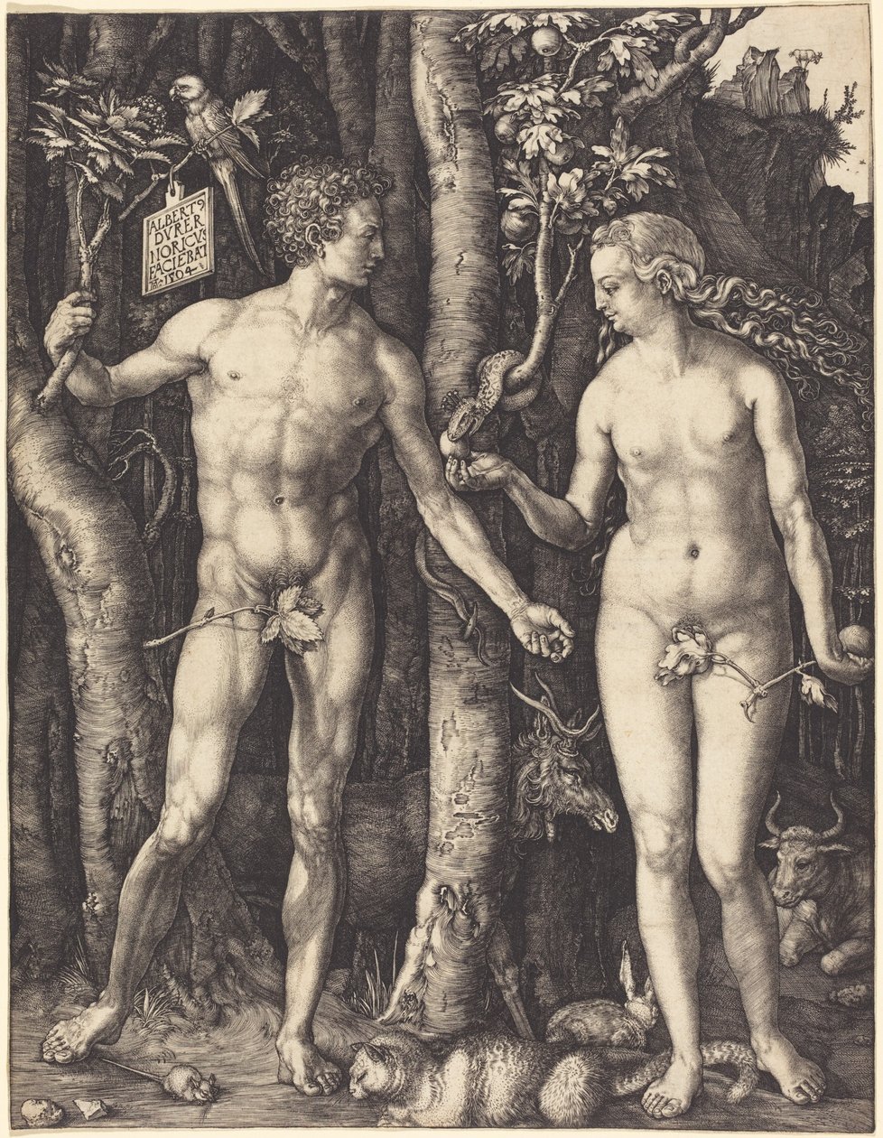 Adam et Ève - Albrecht Dürer