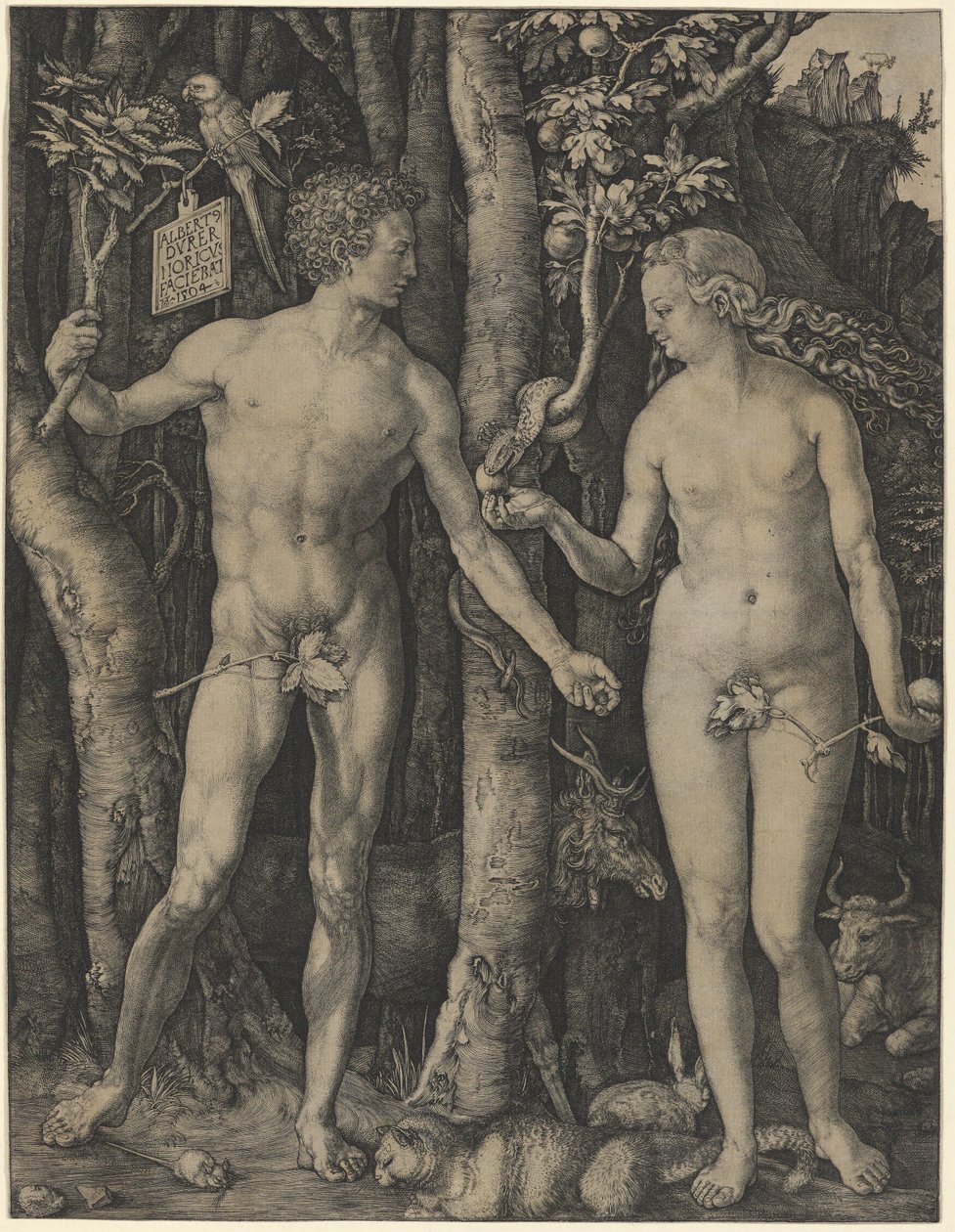 Adam et Ève - Albrecht Dürer