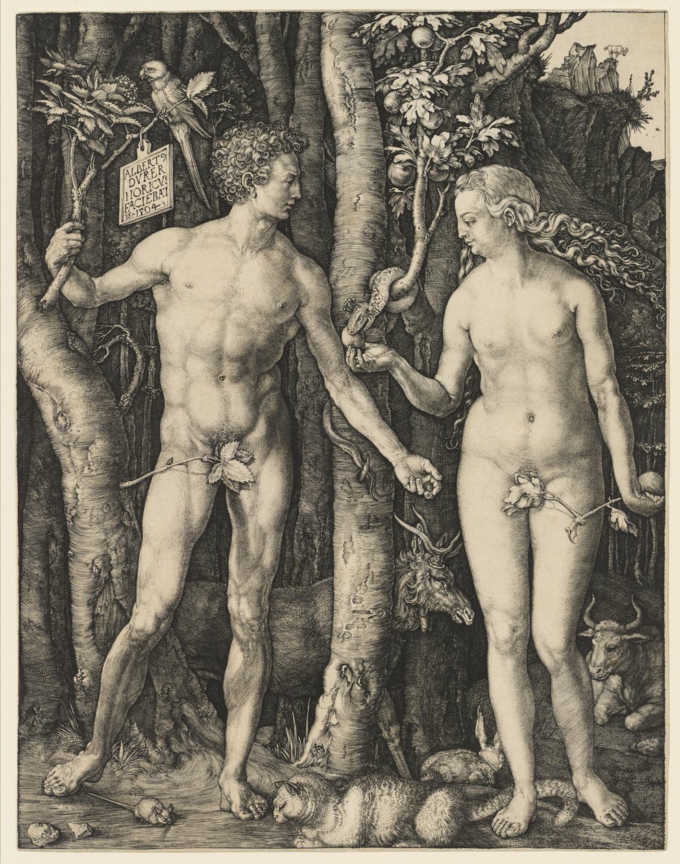 Adam et Ève, 1504 - Albrecht Dürer