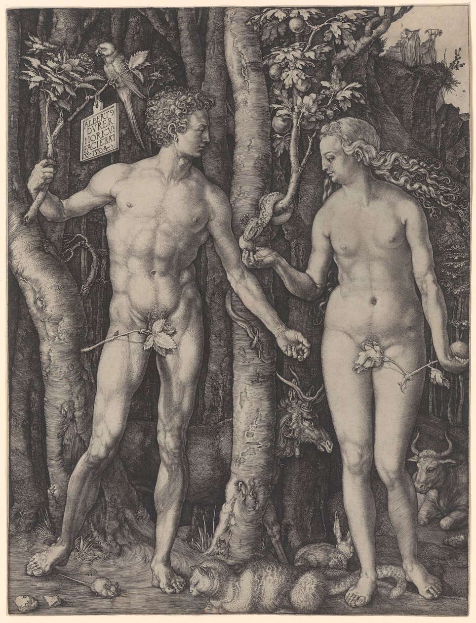 Adam et Ève - Albrecht Dürer