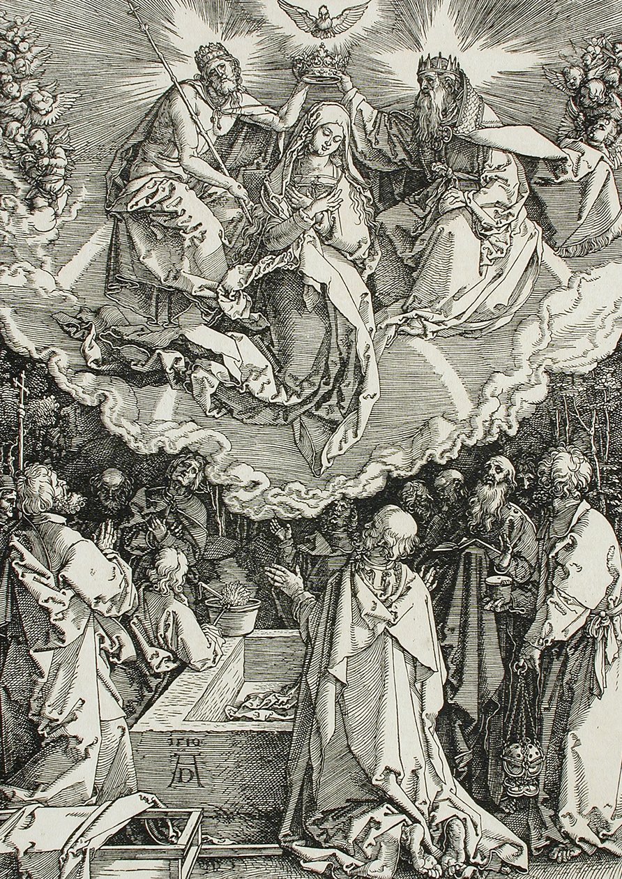 Assomption et couronnement de la Vierge - Albrecht Dürer