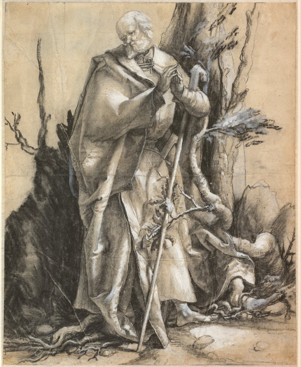 Saint barbu dans une forêt, vers 1516 - Albrecht Dürer