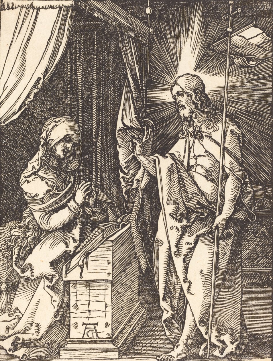 Le Christ apparaissant à sa mère, probablement vers 1509-1510 - Albrecht Dürer