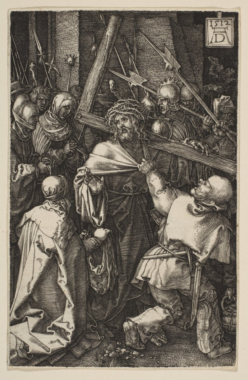 Le Christ portant la croix, tiré de « La Passion » - Albrecht Dürer