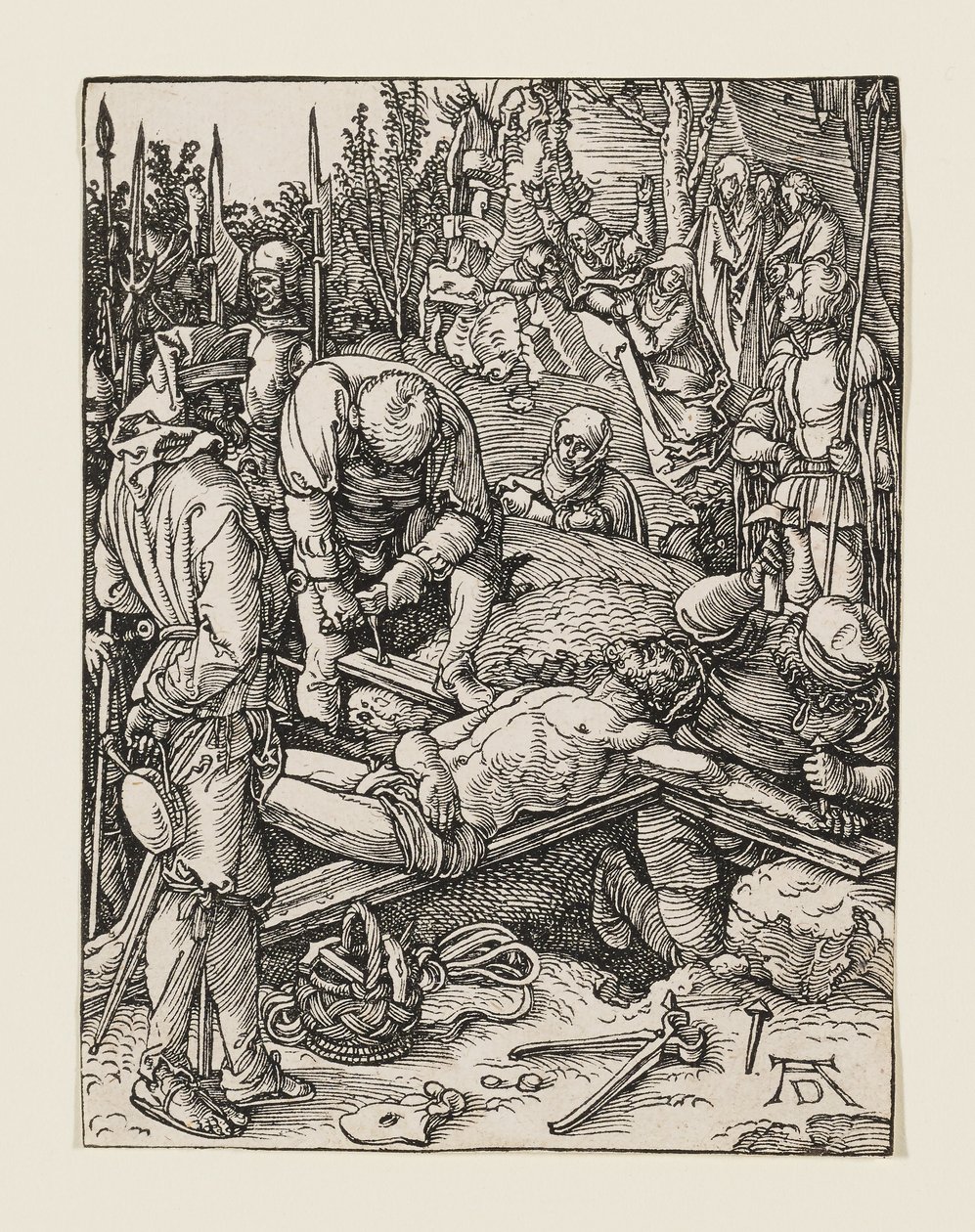 Le Christ cloué sur la croix - Albrecht Dürer