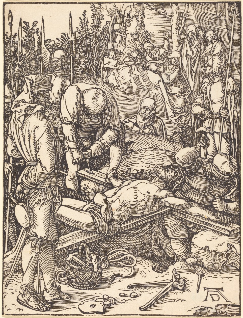 Le Christ cloué sur la croix - Albrecht Dürer
