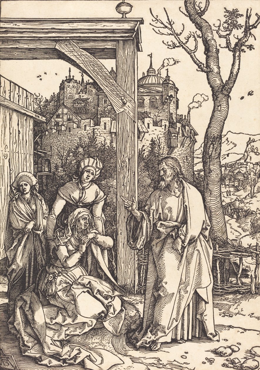 Christ prenant congé de sa mère - Albrecht Dürer