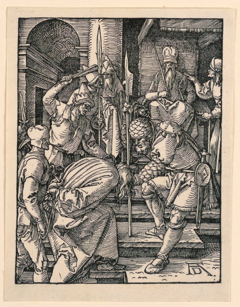 Le Christ devant Anne, de la série La Petite Passion - Albrecht Dürer