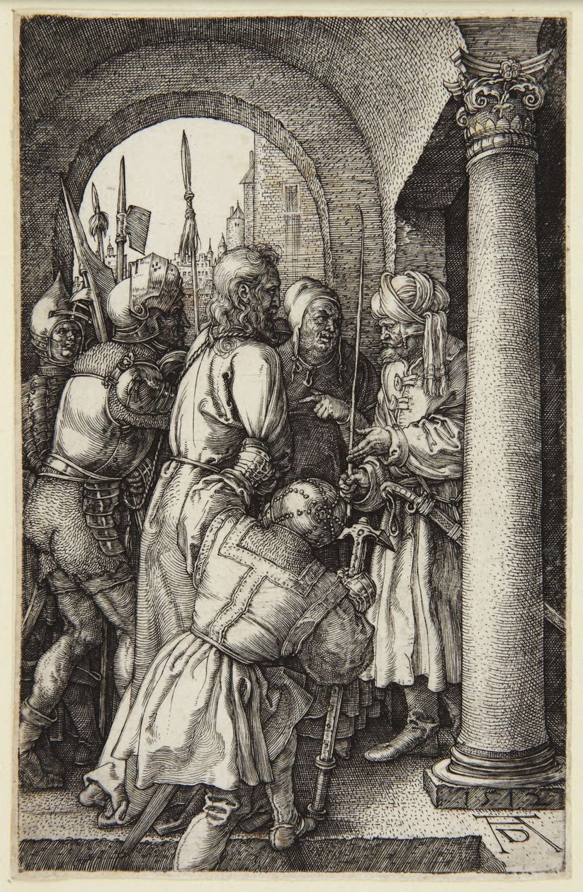 Le Christ devant Pilate (série de la Passion gravée) - Albrecht Dürer