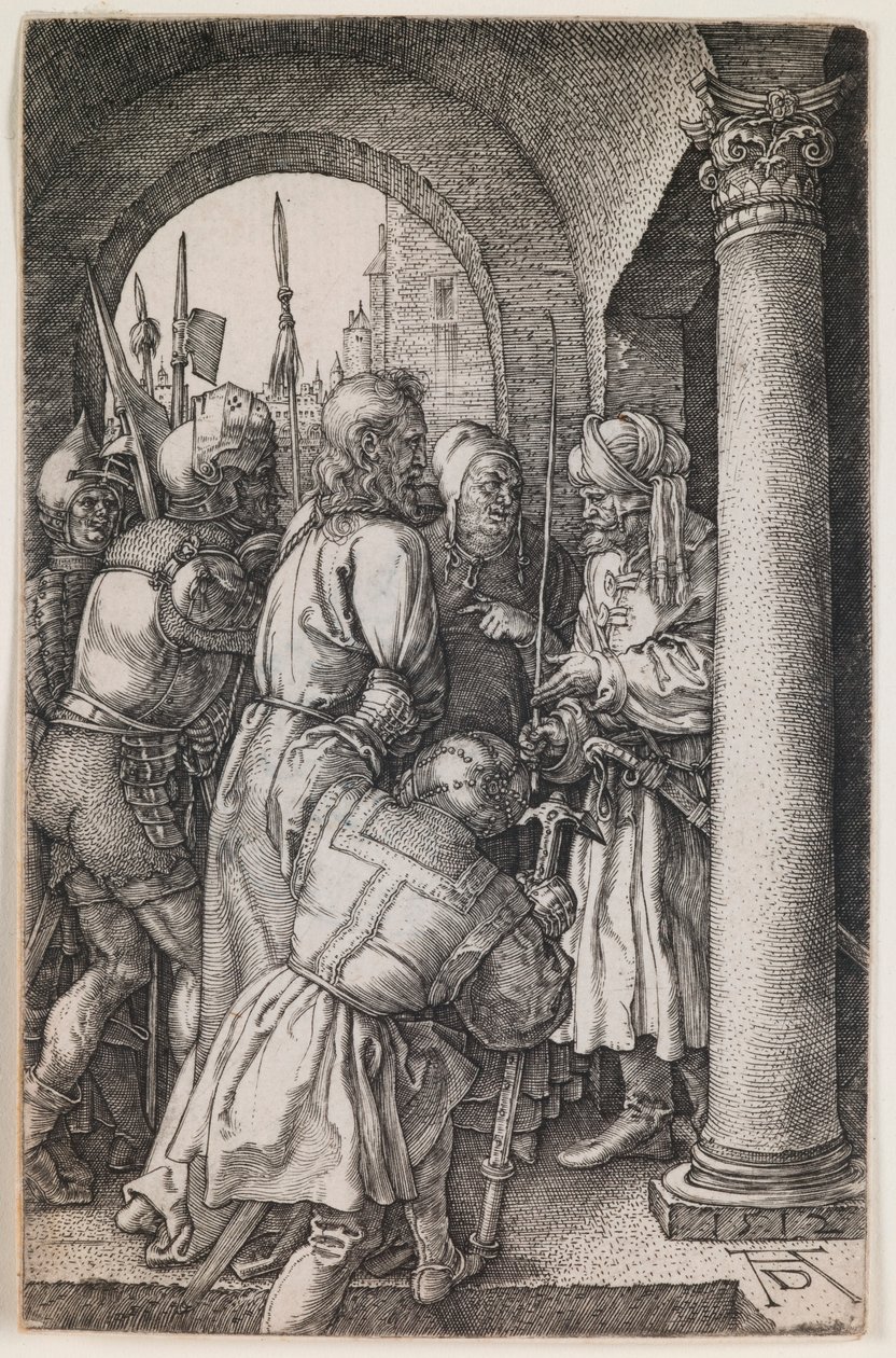 Christ devant Pilate, de la série « La Passion Gravée » - Albrecht Dürer