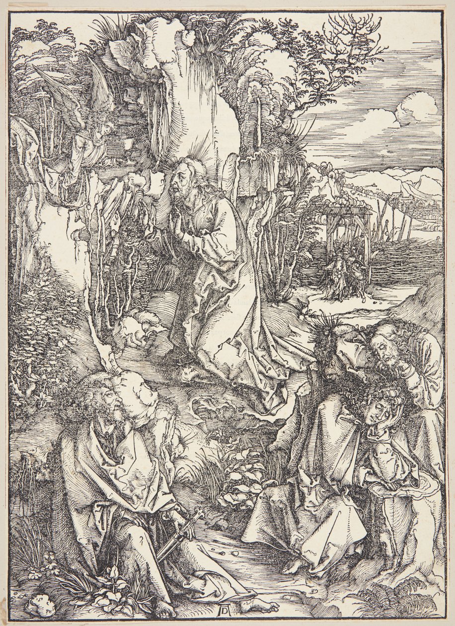 Le Christ au Mont des Oliviers - Albrecht Dürer