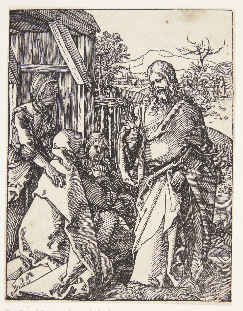 Le Christ prenant congé de sa mère - Albrecht Dürer