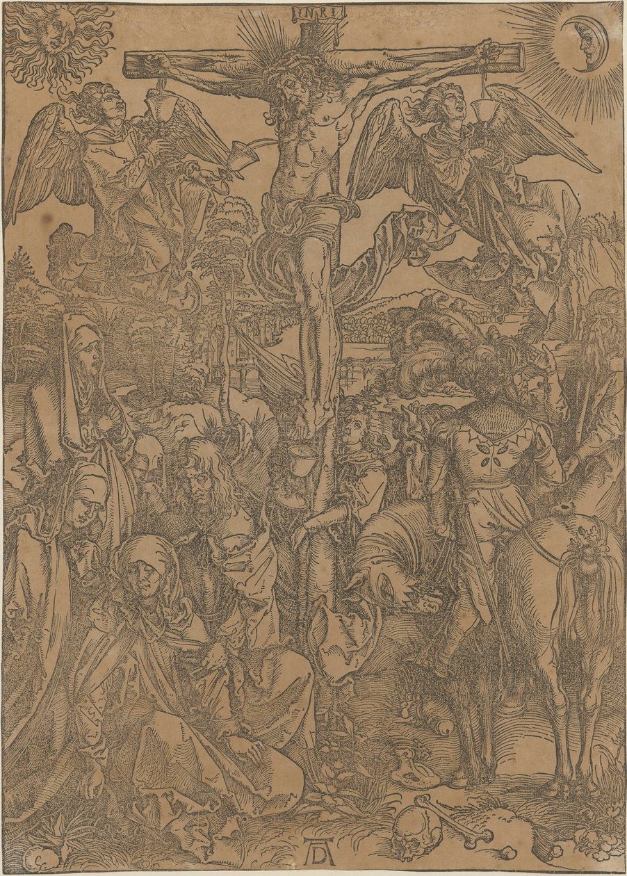 Le Christ en croix, feuille n° 8 de la série « La Grande Passion » - Albrecht Dürer
