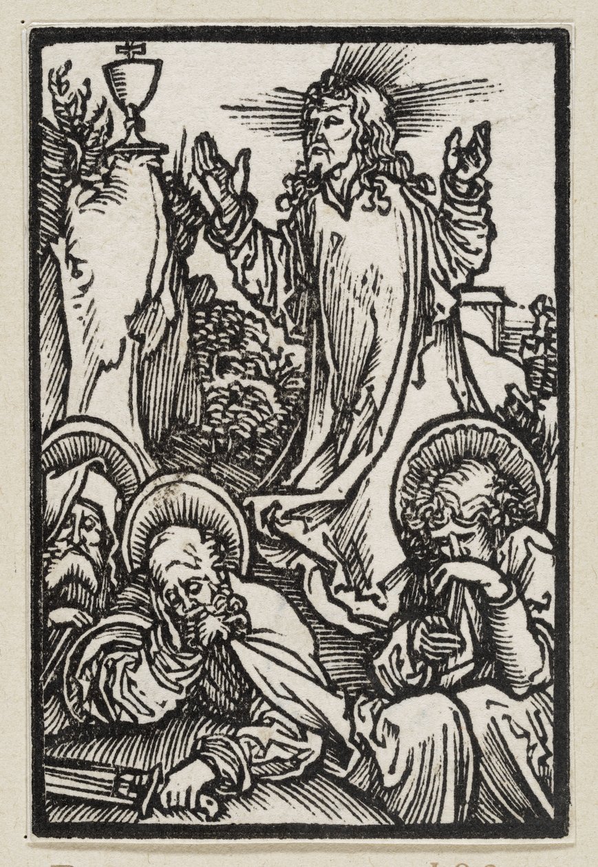 Le Christ au Mont des Oliviers (63 scènes religieuses) - Albrecht Dürer