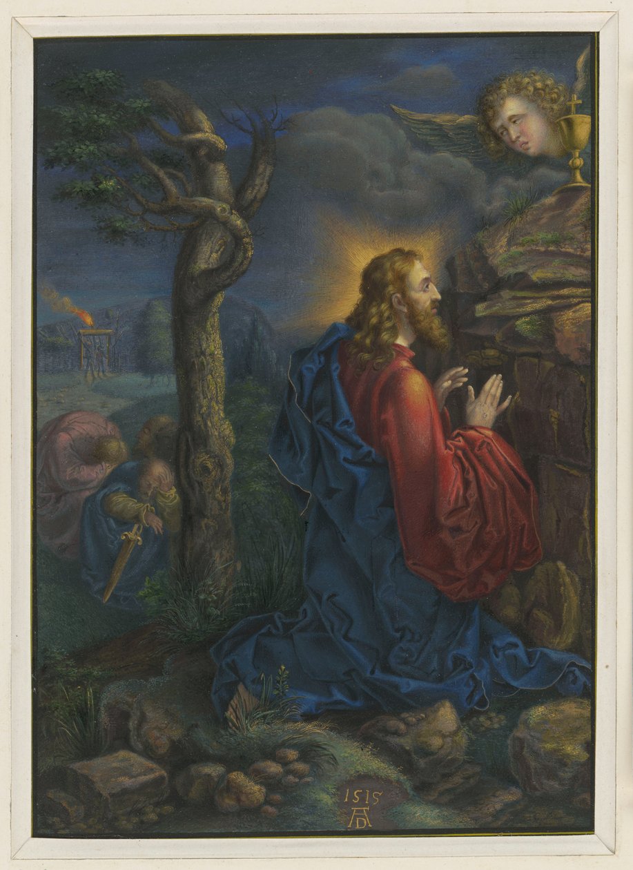 Le Christ au mont des Oliviers - Albrecht Dürer