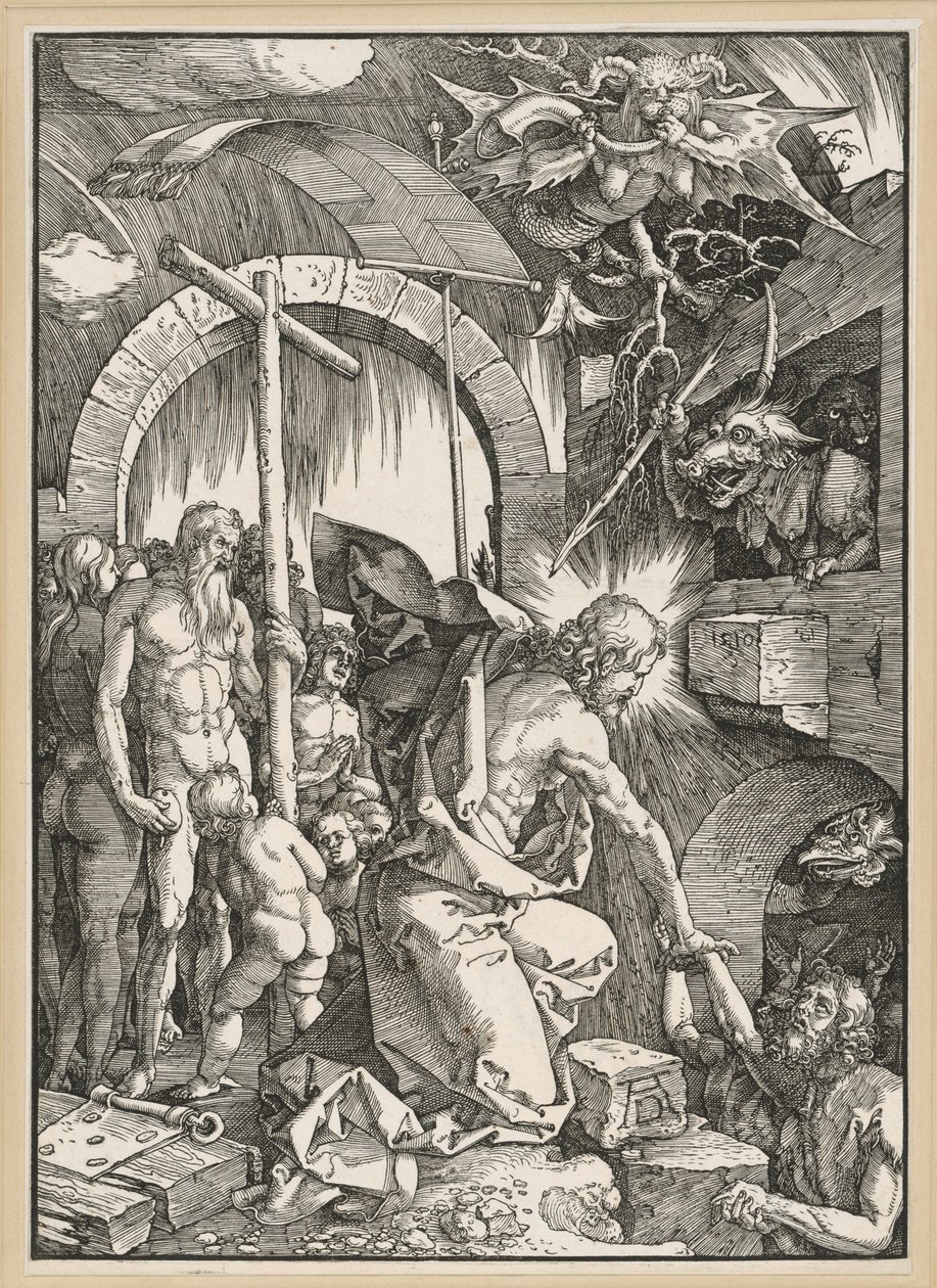 Le Christ aux limbes (Grande Passion) - Albrecht Dürer