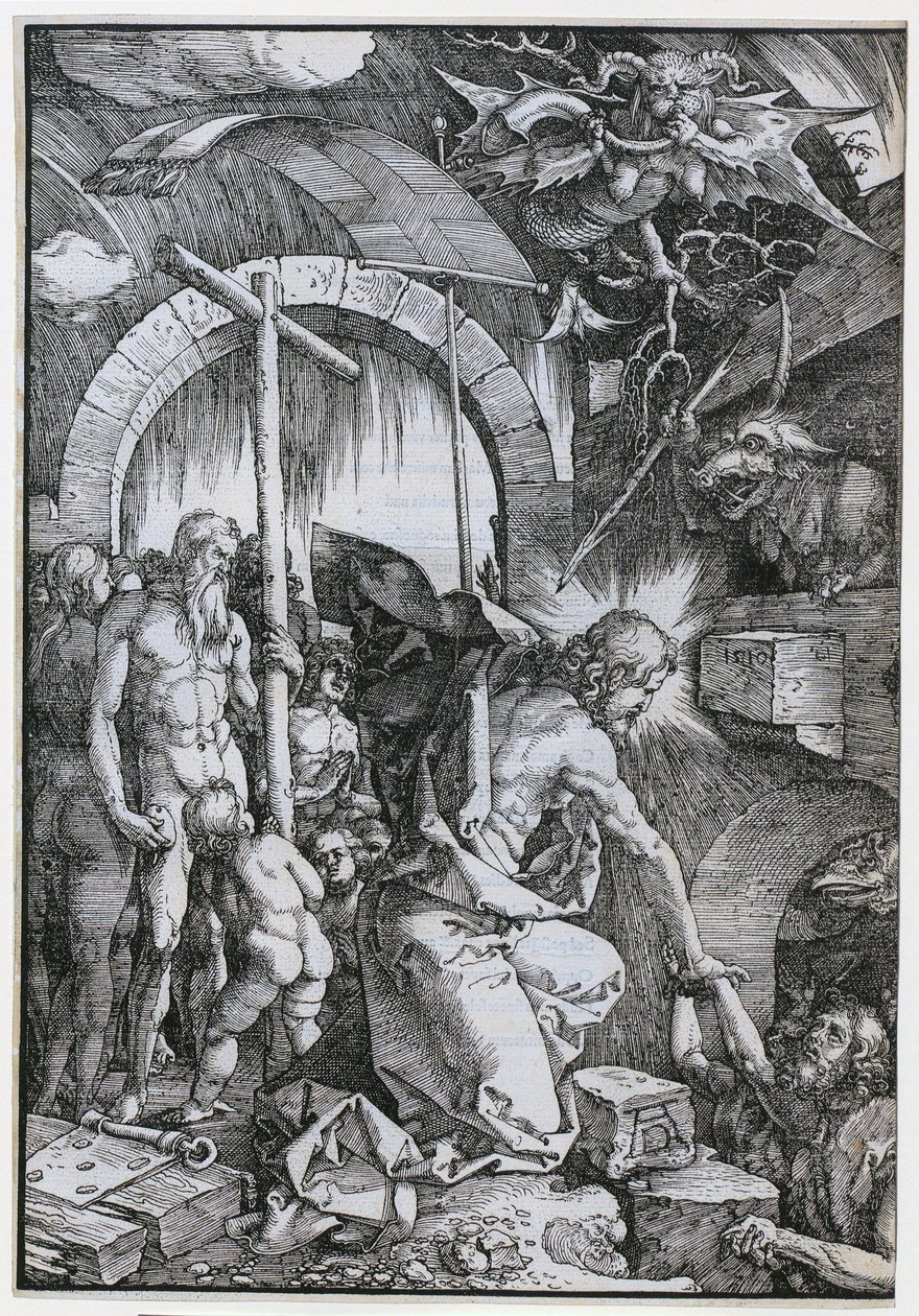 Le Christ aux limbes, feuille n° 11 de la série « La Grande Passion » - Albrecht Dürer